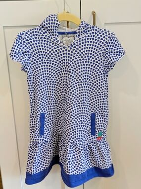 Deux Par Deux Hooded Kids Dress